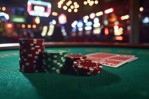 Live casino table with multiple game options